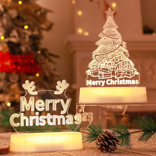 Christmas Decoration 3D LED Lamp